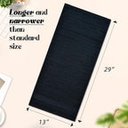 Jacquotha 4-Pack Bathroom Hand Towels Ribbed – Guest Room & Spa Premium Cotton - Image 5