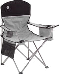Coleman Portable Camping Chair with 4-Can Cooler, Cushioned Seat & Back with Side Pockets & Cup Holder, Carry Bag Included, Great for Camping, Tailgating, Firepits, Patio, & More by Coleman