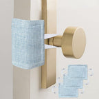 Door Latch Covers for Newborn Door Silencer, Quiet Door Closer Fit for Light by WARMTONE