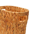 PINXIURY Bathroom Wicker Trash Can Handwoven Wicker Waste Basket - Image 7