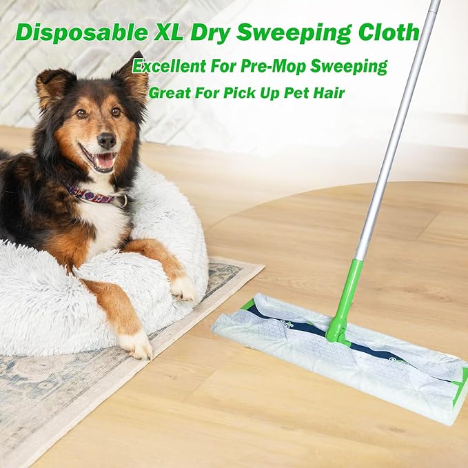 XL Dry Sweeping Cloth Refills for Swiffer Sweeper X-Large Mop, XL Disposable - Image 3