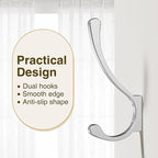 Coat Hooks Wall Mount, Hooks for Hanging Heavy Duty, Screw in Wall Hanger for - Image 6