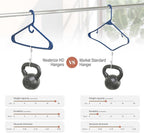 NEATERIZE Ultra Heavy Duty Plastic Clothes Hangers - Image 5