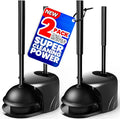 2Pack 2 in 1 Toilet Brush and Plunger Set, Extended Handle Plunger, Toilet Bowl by Unknown