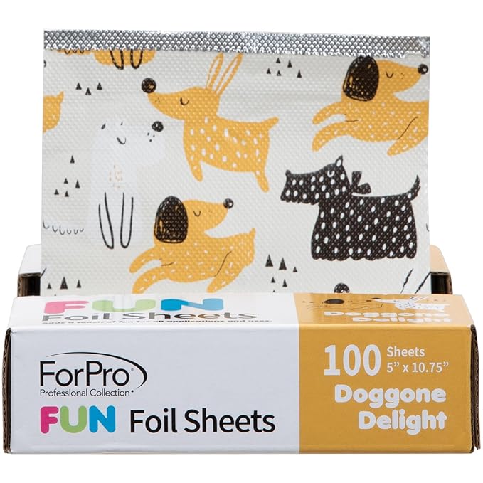 ForPro Professional Collection FUN Doggone Delight 5" Foil Sheets, Pop-Up Foil by ForProProfessionalCollection