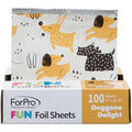 ForPro Professional Collection FUN Doggone Delight 5" Foil Sheets, Pop-Up Foil by ForProProfessionalCollection