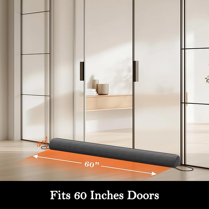 Sunolga Door Draft Stopper Blocks Hot and Cold Air - Image 2