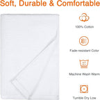 Amazon Basics 2-Piece Quick-Dry Oversize Bath Towel, 100% Cotton - Image 4