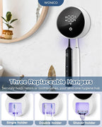 Toothbrush Holders for Bathroom, WONICO Toothbrush Sanitizer Holder, Tooth - Image 9