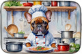 Caroline's Treasures DAC6252DDM French Bulldog The Chef Dish Drying Mat by CarolinesTreasures