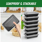 50 Pack 32 oz Meal Prep Containers Reusable - Image 4