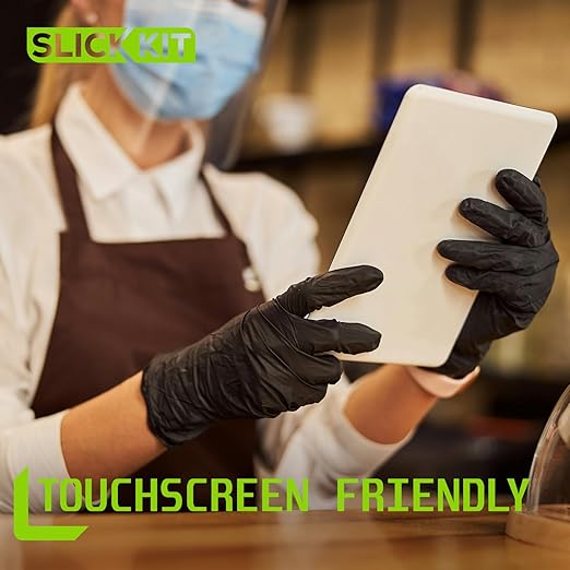 Disposable Nitrile Gloves, 4 Mil Latex-Free Powder-Free Industrial Gloves - Image 2