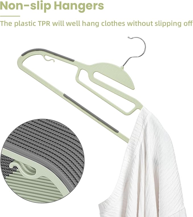 Heavy Duty Plastic Hangers 50 Pack - Image 3