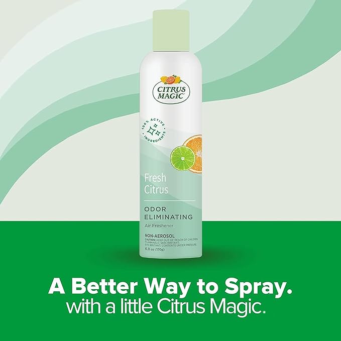 Citrus Magic Odor Eliminating Air Freshener Spray, Fresh Citrus - Image 3