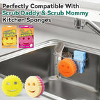 3-IN-1 Multiuse Sponge Holder for Kitchen Sink, Sponge Caddy for Scrub - Image 6