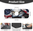 American Eagle Flag Kitchen sink faucet pad, strong water absorption, anti slip - Image 2