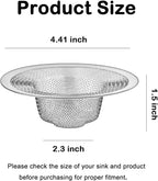 10Pcs Metal Mesh Kitchen Sink Strainer, 4.41" Stainless Steel Slop Basket - Image 2