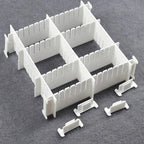 22 Pack Drawer Divider Clips Holder Plastic Mount Fixing Buckle Corner Angle - Image 5
