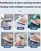 Scrub Brush for Stains-2 Pack Fabric Cleaning Brush, Laundry Stain Remover Brush - Image 6