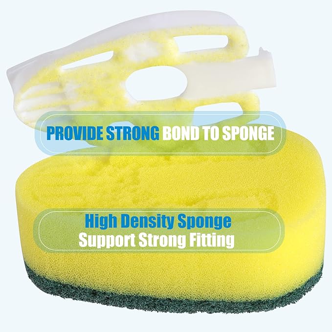 Dish Wand Refills 16Pack, Dishwand Sponges Replacement Heads, Common Compatible - Image 4