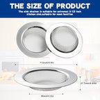 RQYEKDO Kitchen Sink Strainer Stainless Steel - Image 2
