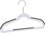 Amazon Basics Plastic Kids Clothes Hangers, 12.8" x 8" x 0.2" by AmazonBasics
