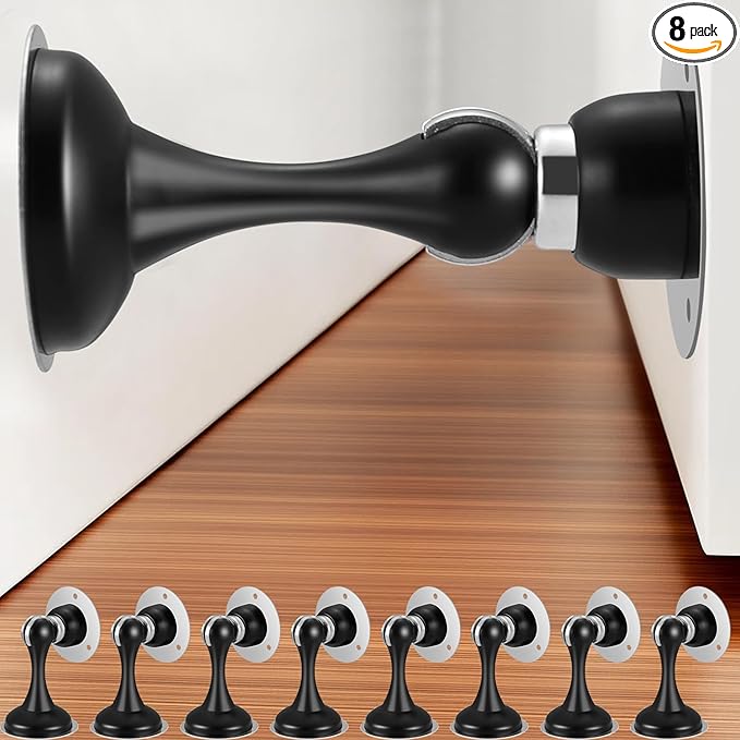 8 Pack Magnetic Door Stop No Drilling Door Stop by YDAJIURI+%E3%85%A4