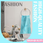 2 Pcs Coastal Hand Towels for Bathroom Ocean Beach Coastal Hand Towels 100% - Image 6