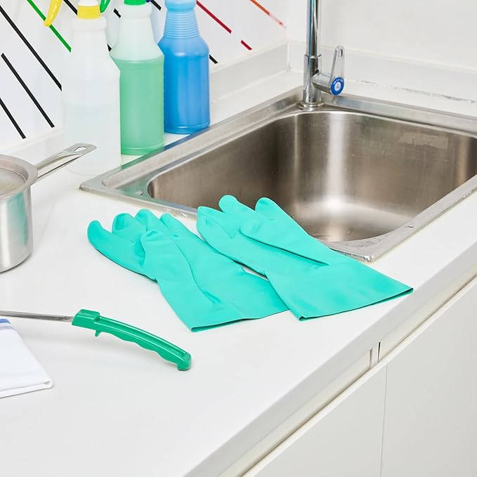 Restaurantware-Clean Tek Professional 15 Mil XXL Cleaning Gloves, 1 Pair Of - Image 4