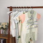 50 Pack Baby Hangers, Non-Slip Kids Hangers, Space Saving Plastic Hanger - Image 6