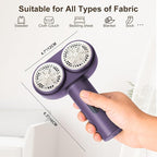 Fabric Shaver, Handzee Electric Lint Shaver, Dual Motor Sweater Shaver - Image 6