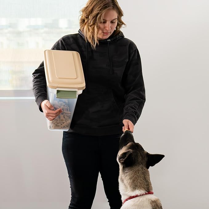 IRIS USA Dog Food Storage Container, Airtight Lid, Versatile Pet Food Bin - Image 11