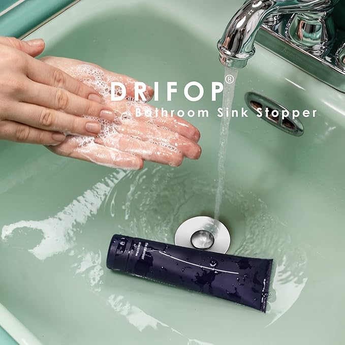 Universal Bathroom Sink Stopper, Basin Pop-up Bathroom Sink Drain Strainer - Image 8