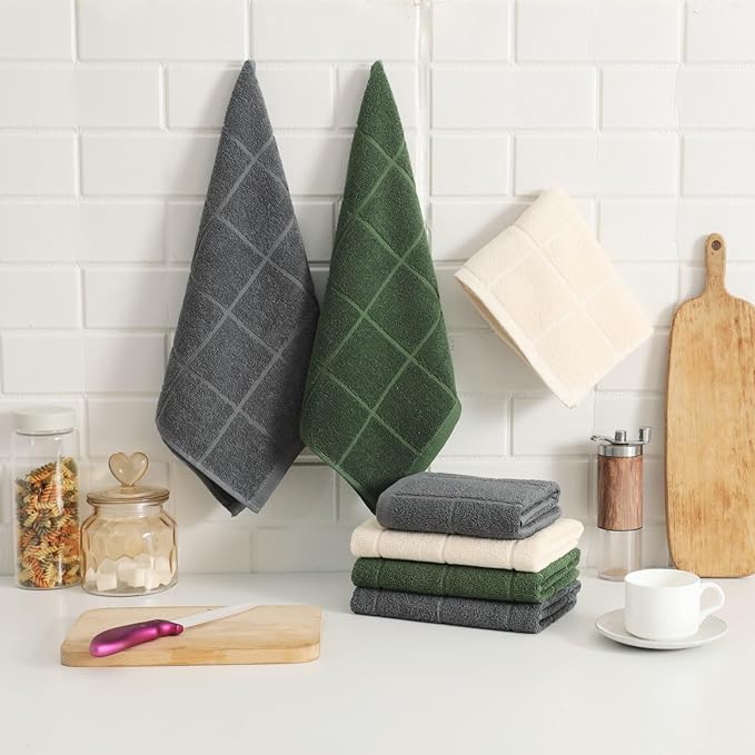 Glynniss Kitchen Towels Pack of 6pcs, Cotton Dish Towels - Image 2