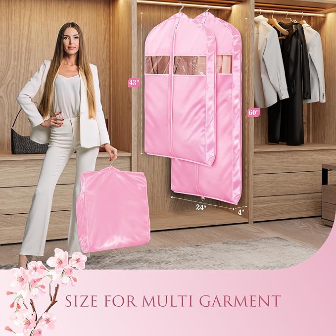 Univivi Super Soft Satin Garment Bags - Image 6
