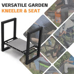 Garden Kneeler and Seat Heavy Duty 500lbs, Anti-Tip Gardening Stools with 10.5” Widen Kneeling Pad for Seniors Gardeners, 2 in 1 Garden Bench for Kneeling and Sitting - Image 8