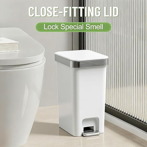 2 Pack Bathroom Garbage Can - Image 2