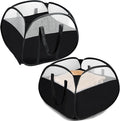 2 Pack Collapsible Laundry Baskets, 90L Large Foldable Laundry Basket, Pop Up by Bemkoo