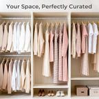 HOUSE DAY Premium Wooden Coat Hangers 30 Pack, Heavy Duty Solid Wood Clothes - Image 9