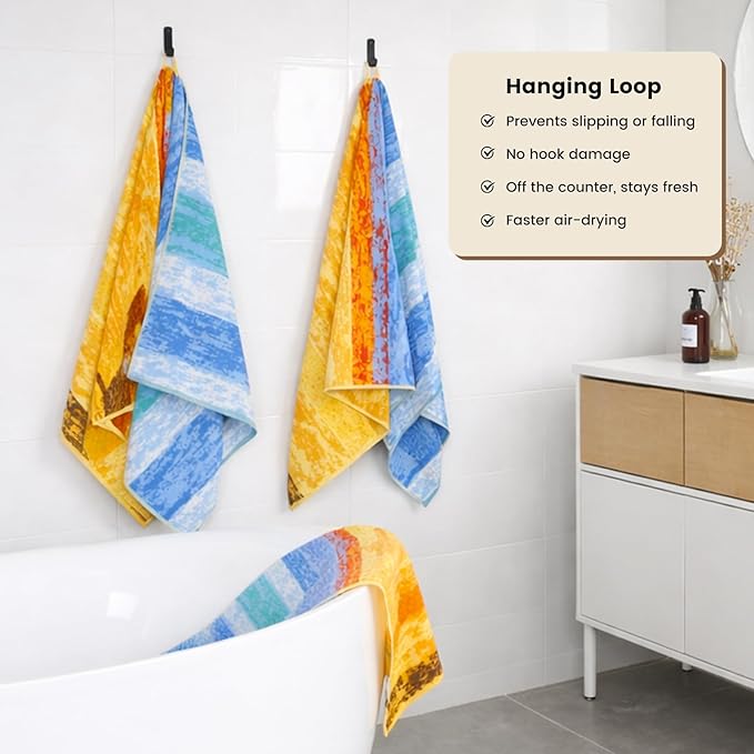 SEMAXE 4-Pack Luxury Bath Towels - Image 4