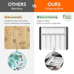 Lifewit Silverware Drawer Organizer, Expandable Utensil Tray - Image 4
