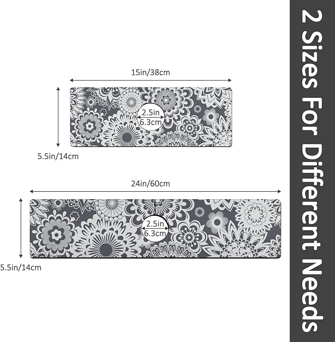 24" X 5.5" Kitchen Sink Splash Guard Faucet Mat Mandala Super Absorbent Fast - Image 2