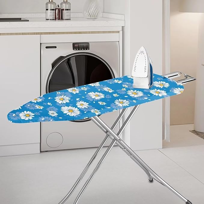 Blue Daisy Ironing Covers and Elasticized Edge Ironing Board Covers Protective - Image 2