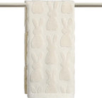 Artoid Mode 1 Pc Beige 3D Rabbit Jacquard Easter Hand Towels by ArtoidMode