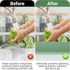 19.29 inch Silicone Sink Splash Guard, Splash Guard - Image 4