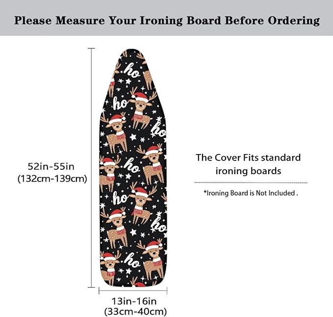 Christmas Deer Extra Thick Ironing Board Covers - Image 5