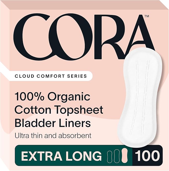 Cora 100% Organic Cotton Topsheet Bladder Liners by Cora
