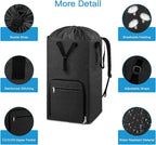 Laundry Backpack Bag, Bukere Extra Large 2 in 1 Laundry Hamper Basket - Image 6