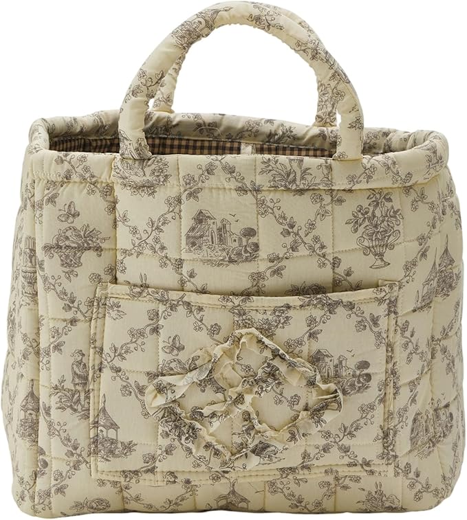 Quilted Fabric Storage Basket - Image 3