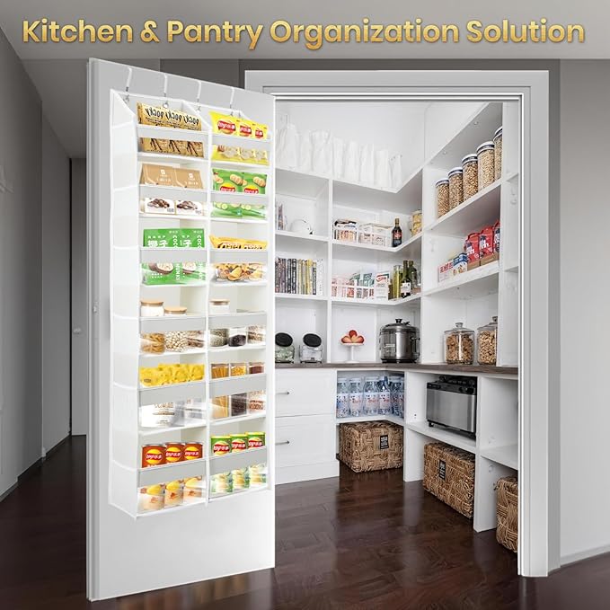 HOMELUX THEORY UPGRADED 6 Tiers Over The Door Organizer Hanging - Image 2